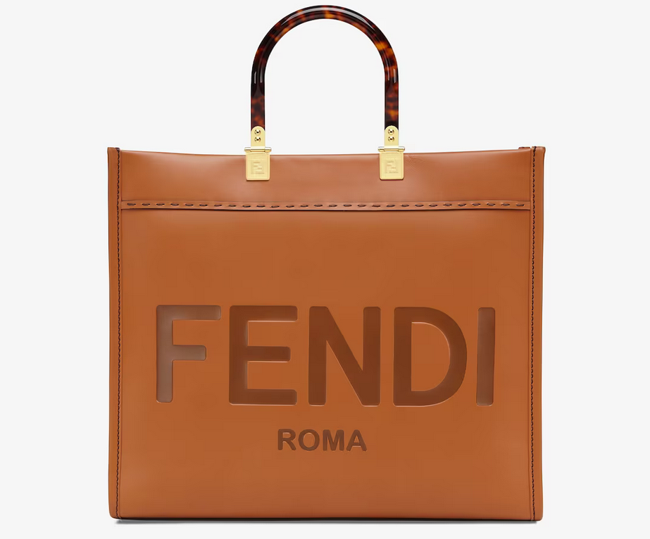 Fendi Sunshine Medium Brown Calfskin Bag